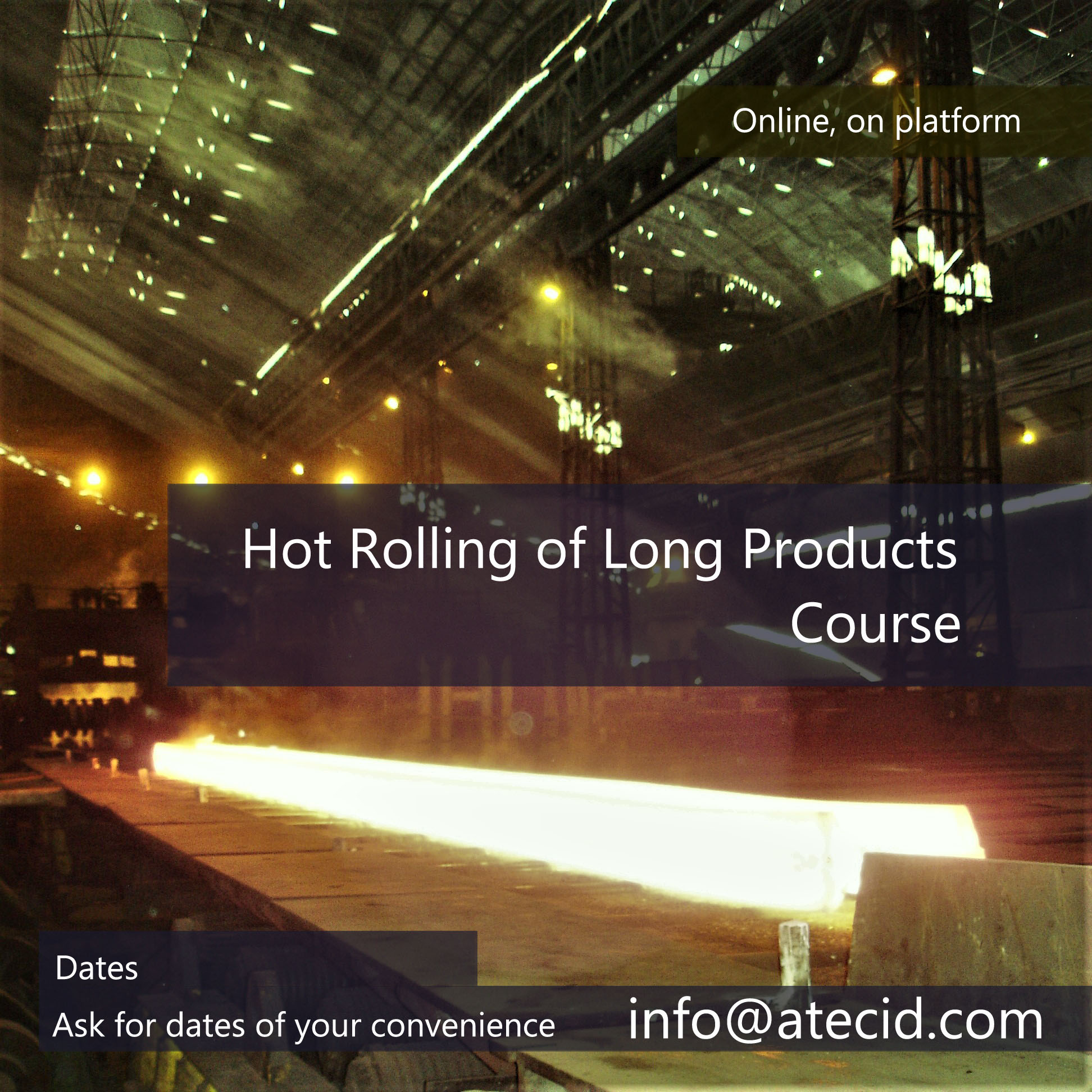 Hot rolling of long products