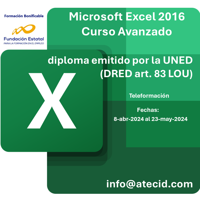 Microsoft Excel 2016 Curso Avanzado