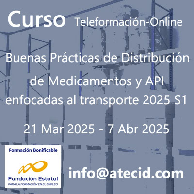 Curso de buenas prácticas de distribución de medicamentos y API, enfocadas al transporte 2025 S1