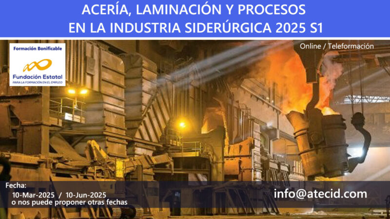 Curso de Acería, Laminación y Procesos en la industria siderúrgica 2025 S1